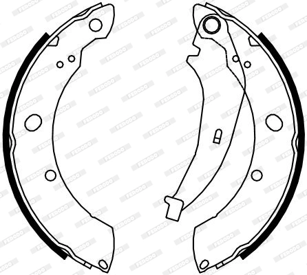 Brake Shoe Set PREMIER FSB4074