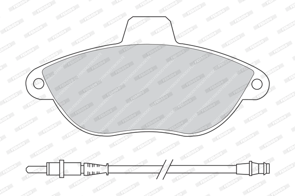 Brake Pad Set, disc brake PREMIER ECO FRICTION FVR1002