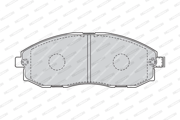 FERODO FVR1498 Brake Pad Set, disc brake
