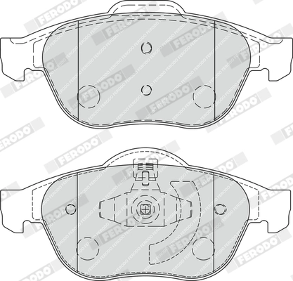 Brake Pad Set, disc brake PREMIER ECO FRICTION FDB1865