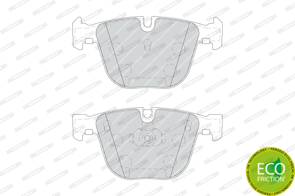 Brake Pad Set, disc brake PREMIER ECO FRICTION FDB1672
