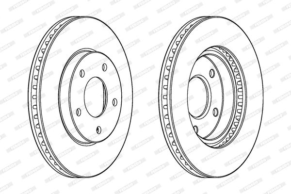 Brake Disc PREMIER Coat+ disc DDF1599C