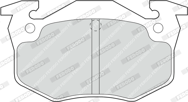 Brake Pad Set, disc brake PREMIER ECO FRICTION FDB558