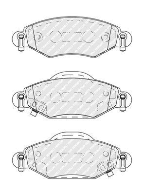 Brake Pad Set, disc brake PREMIER ECO FRICTION FDB1513