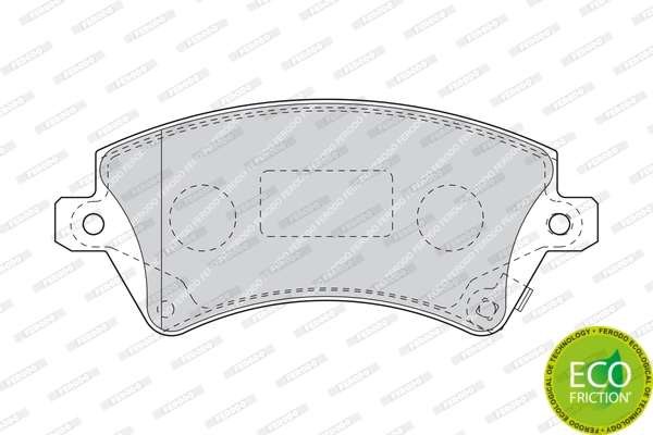 Brake Pad Set, disc brake PREMIER ECO FRICTION FDB1573
