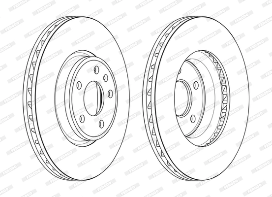 Brake Disc PREMIER DDF2596C-1