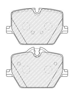 Brake Pad Set, disc brake PREMIER ECO FRICTION FDB5339