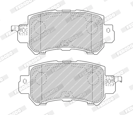 Brake Pad Set, disc brake PREMIER ECO FRICTION FDB4892