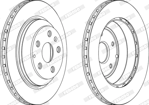 Brake Disc PREMIER Coat+ disc DDF1855C-1