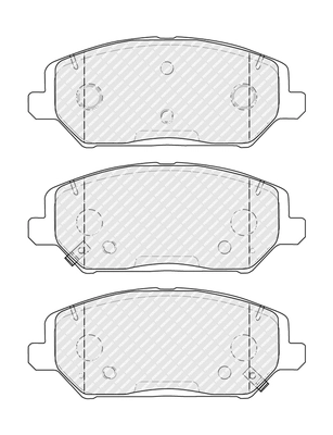 Brake Pad Set, disc brake PREMIER ECO FRICTION FDB5317