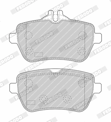 Brake Pad Set, disc brake FUSE+ Technology FDB4261