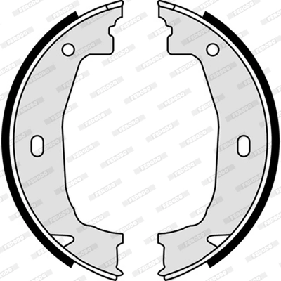 Brake Shoe Set, parking brake PREMIER FSB592