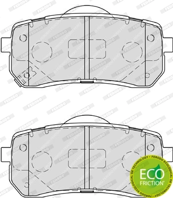 Brake Pad Set, disc brake PREMIER ECO FRICTION FDB4114
