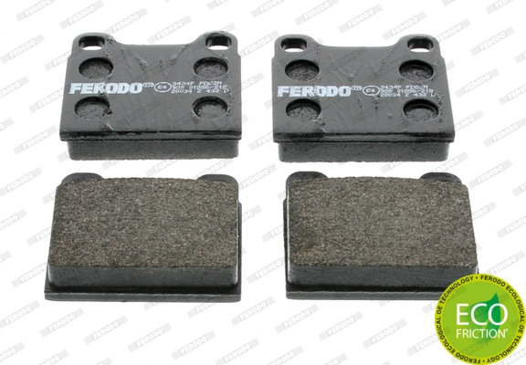 ブレーキパッドセット、ディスクブレーキ PREMIER ECO FRICTION FDB2M