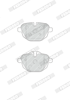 Brake Pad Set, disc brake PREMIER ECO FRICTION FDB4376