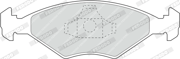 Brake Pad Set, disc brake PREMIER ECO FRICTION FDB896