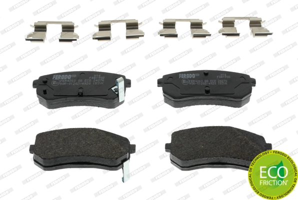 Brake Pad Set, disc brake PREMIER ECO FRICTION FDB1902
