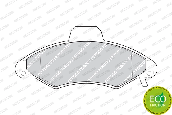 Brake Pad Set, disc brake PREMIER ECO FRICTION FDB1276