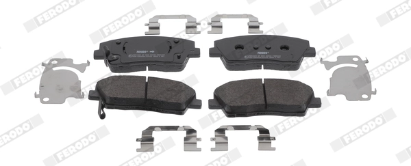 Brake Pad Set, disc brake PREMIER ECO FRICTION FDB5044