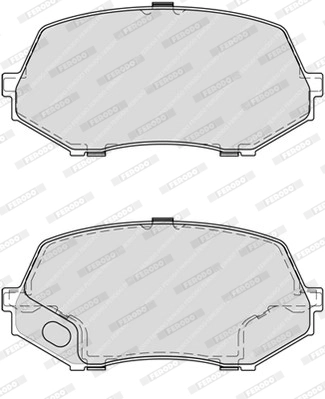 Brake Pad Set, disc brake PREMIER ECO FRICTION FVR4253