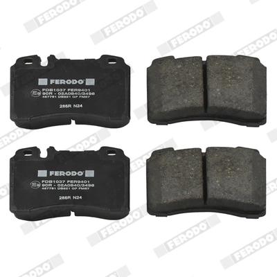 Brake Pad Set, disc brake PREMIER ECO FRICTION FDB1037