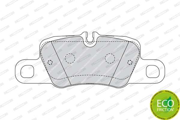 Brake Pad Set, disc brake FUSE+ Technology FDB4713
