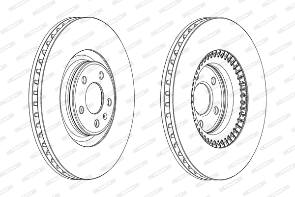 Brake Disc PREMIER DDF1987C-1
