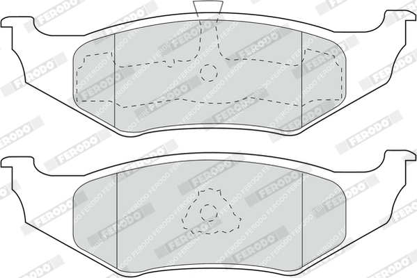 Brake Pad Set, disc brake PREMIER FDB1099