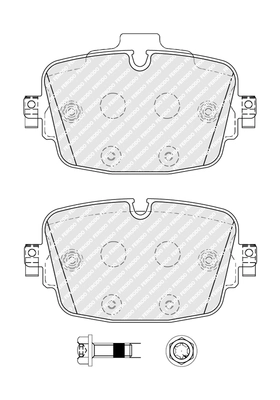 Brake Pad Set, disc brake PREMIER ECO FRICTION FDB5387