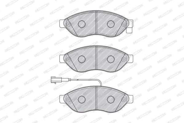 Brake Pad Set, disc brake PREMIER ECO FRICTION FVR1924