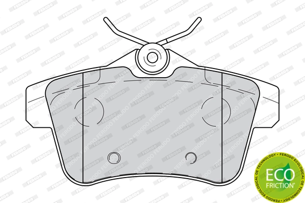 Brake Pad Set, disc brake PREMIER ECO FRICTION FDB4224