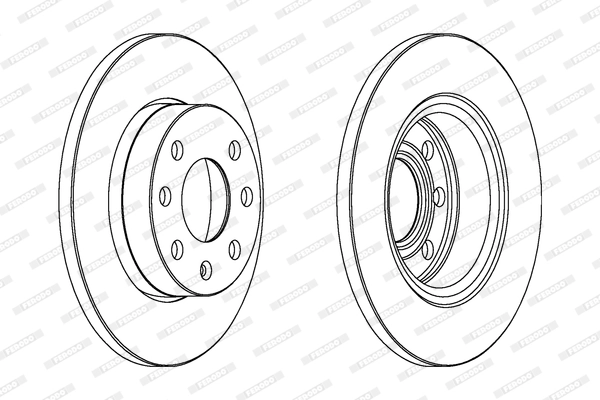 Brake Disc PREMIER DDF116