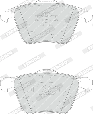 Brake Pad Set, disc brake PREMIER ECO FRICTION FDB1631