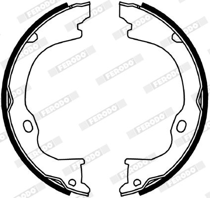 Brake Shoe Set, parking brake PREMIER FSB4060