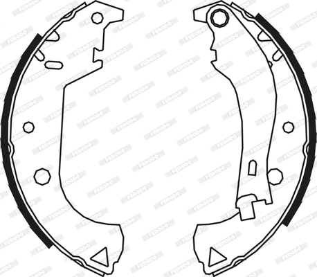 Brake Shoe Set PREMIER FSB604