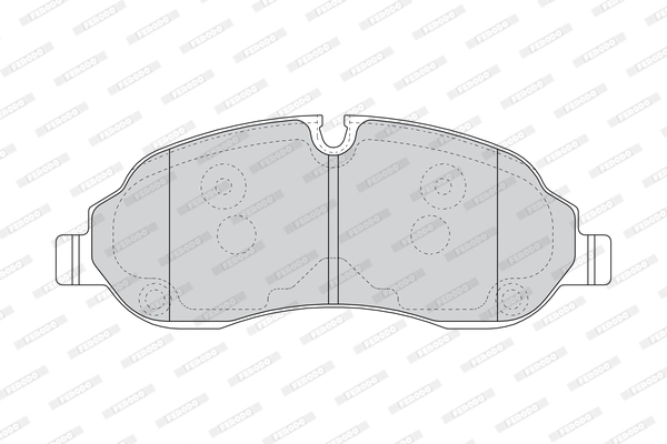 Brake Pad Set, disc brake PREMIER ECO FRICTION FVR4661