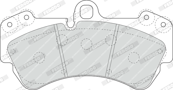 Brake Pad Set, disc brake PREMIER ECO FRICTION FDB1625