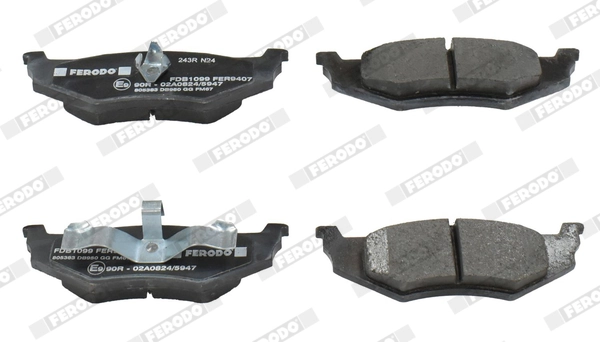 Brake Pad Set, disc brake PREMIER FDB1099