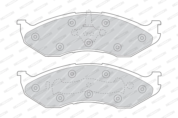 Brake Pad Set, disc brake PREMIER FDB929
