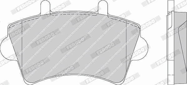 Brake Pad Set, disc brake PREMIER ECO FRICTION FVR1452