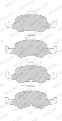 Brake Pad Set, disc brake PREMIER ECO FRICTION FDB4996