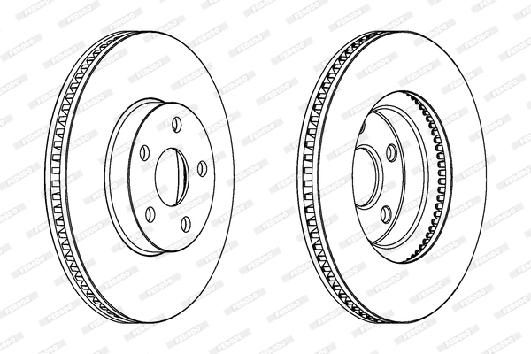 Brake Disc PREMIER DDF1484C