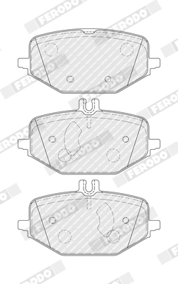 Brake Pad Set, disc brake PREMIER ECO FRICTION FDB5449