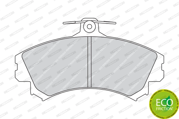 Brake Pad Set, disc brake PREMIER ECO FRICTION FDB1738