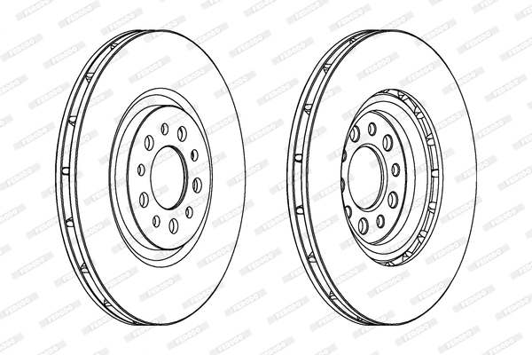 Brake Disc PREMIER DDF1453C