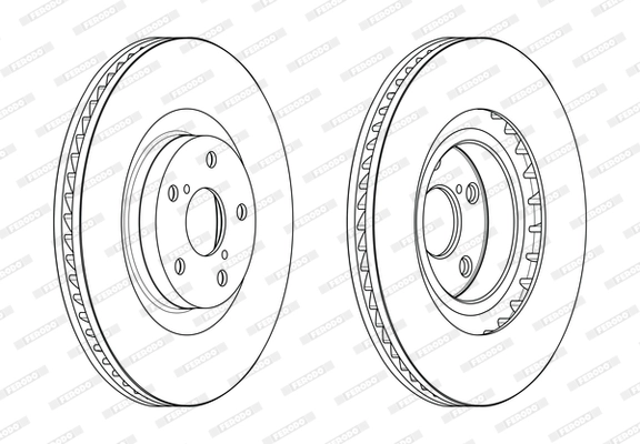 FERODO DDF2496RC-1 Brake Disc