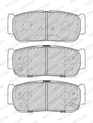 Brake Pad Set, disc brake PREMIER ECO FRICTION FDB4000