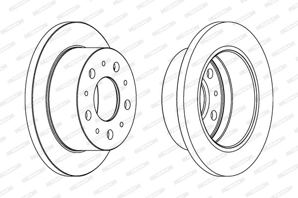 Brake Disc PREMIER DDF1574