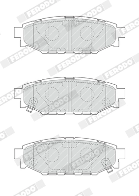 Brake Pad Set, disc brake PREMIER ECO FRICTION FDB1947