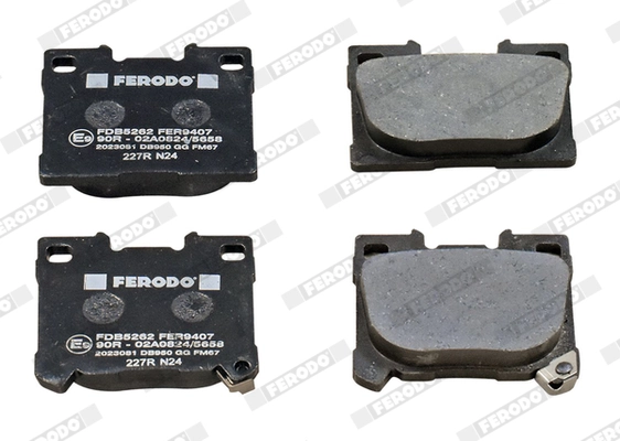 Brake Pad Set, disc brake PREMIER ECO FRICTION FDB5262